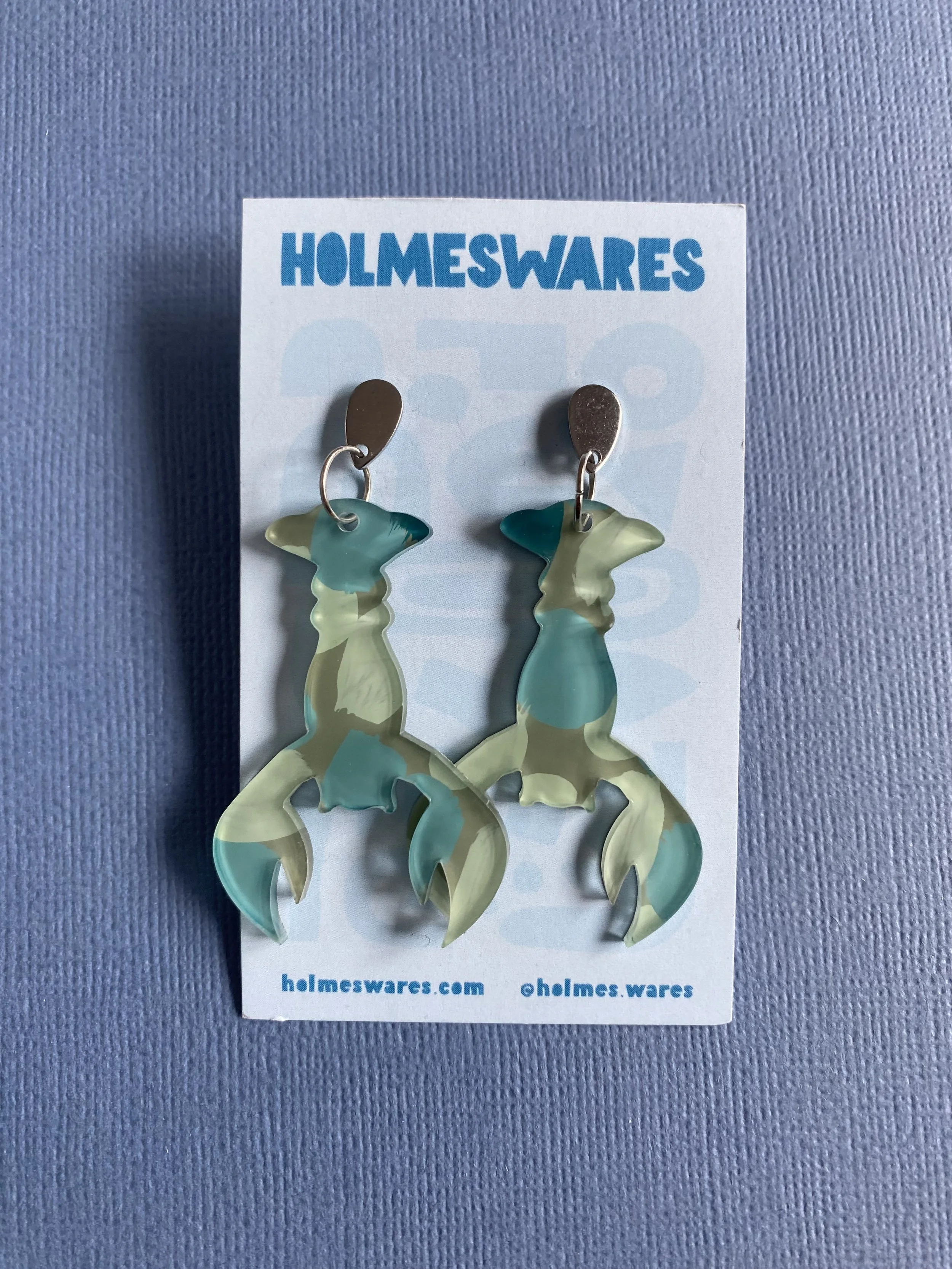 Hand painted earrings - 418