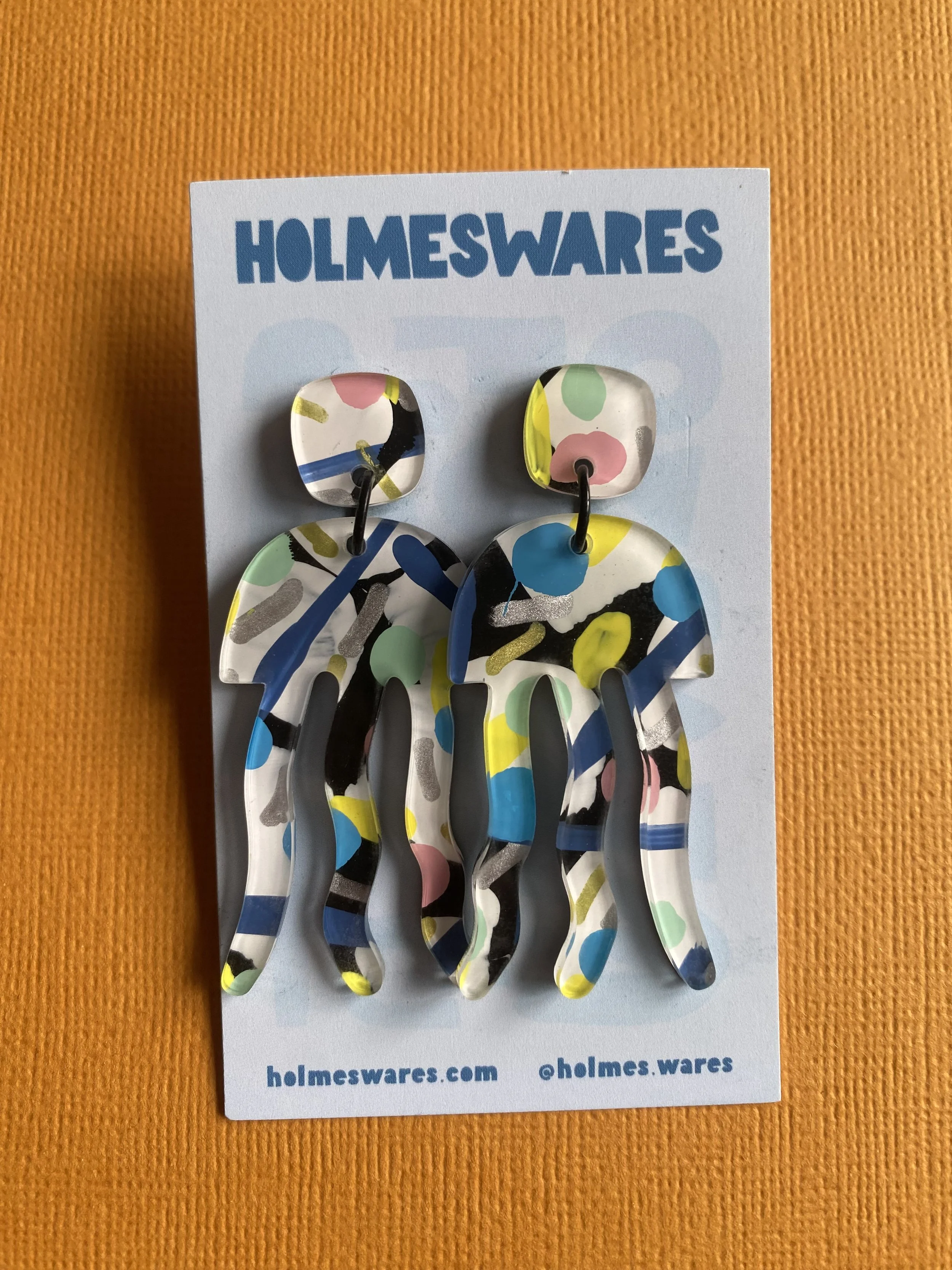 Hand painted earrings - 322