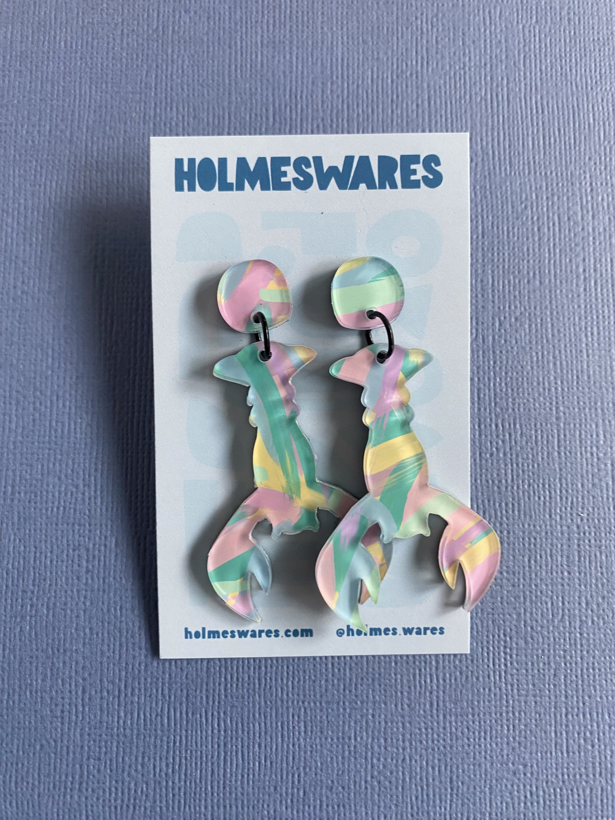 Hand painted earrings - 267