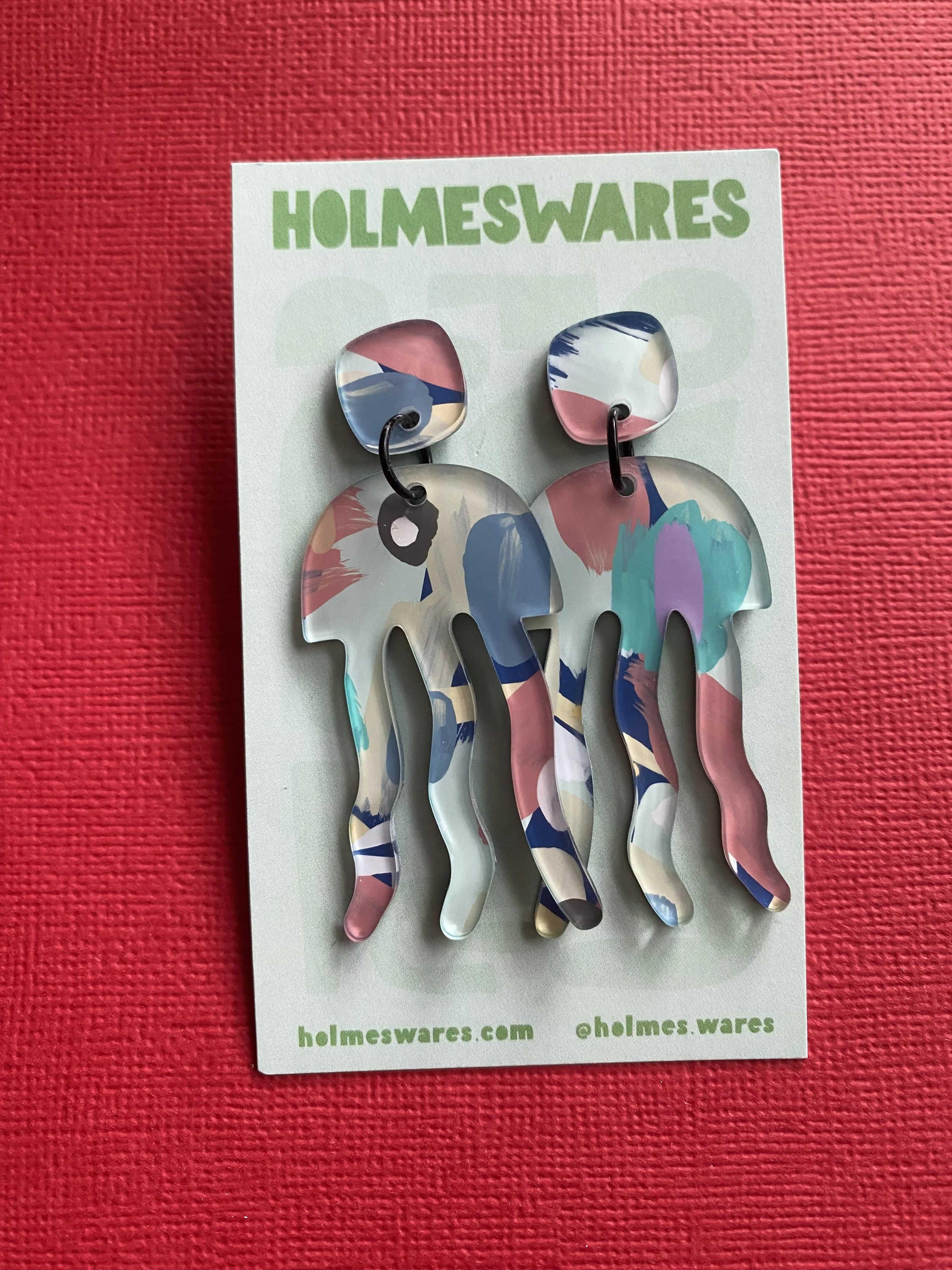 Hand painted earrings - 281