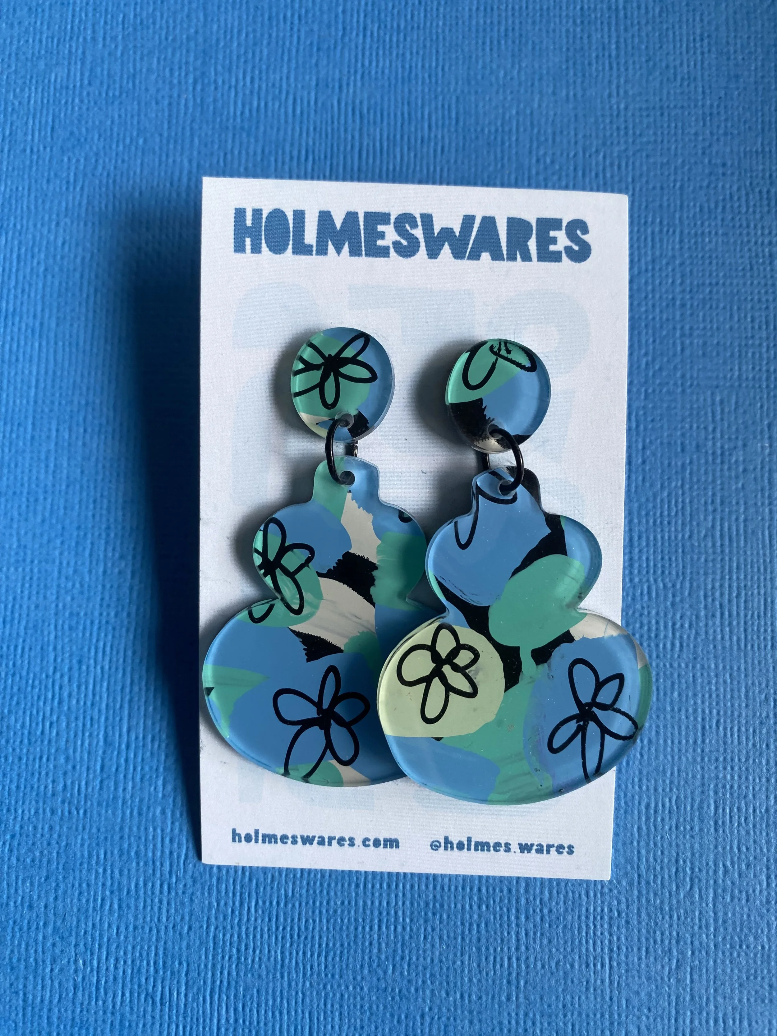 Hand painted earrings - 240