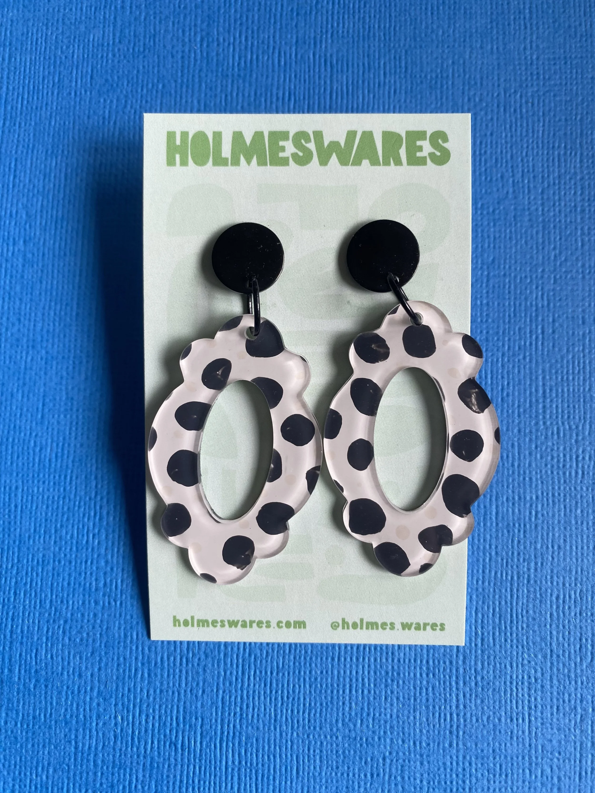 Hand painted earrings - 429