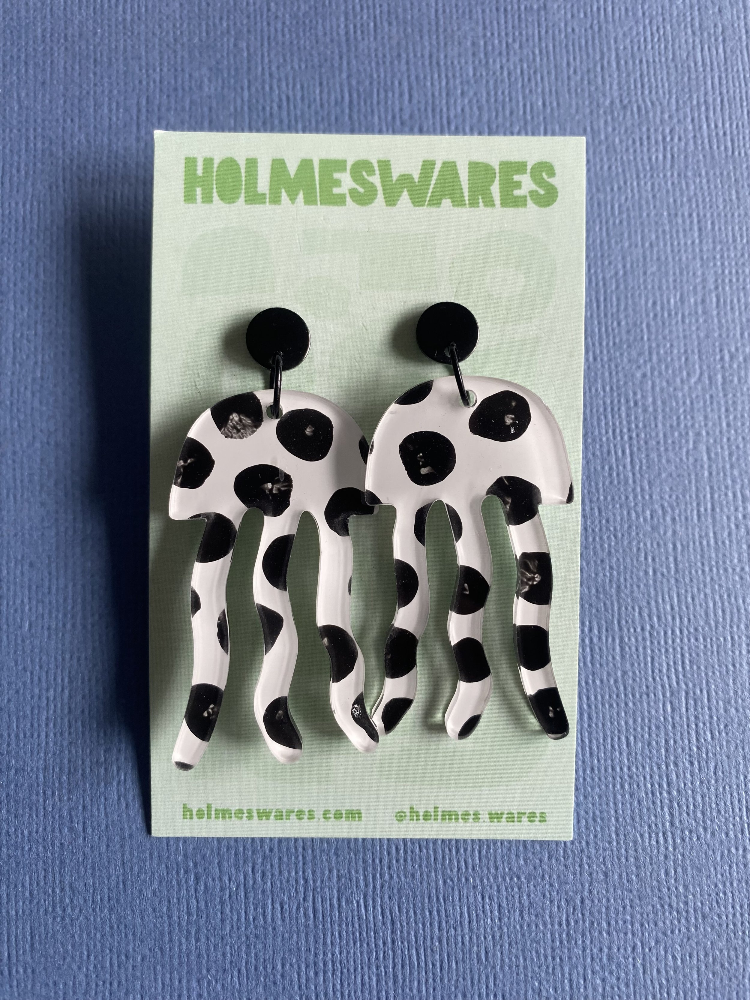 Hand painted earrings - 414