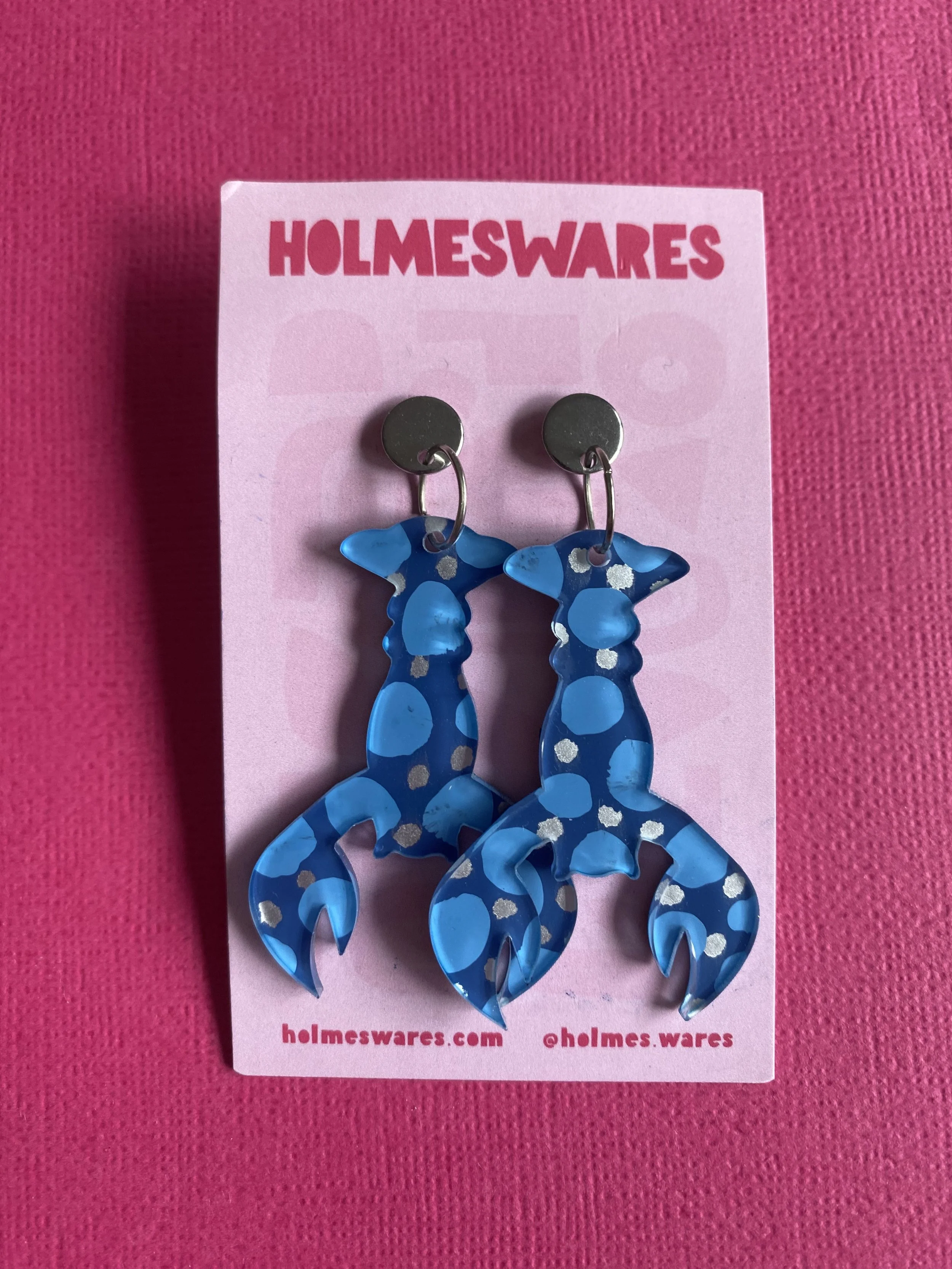 Hand painted earrings - 442