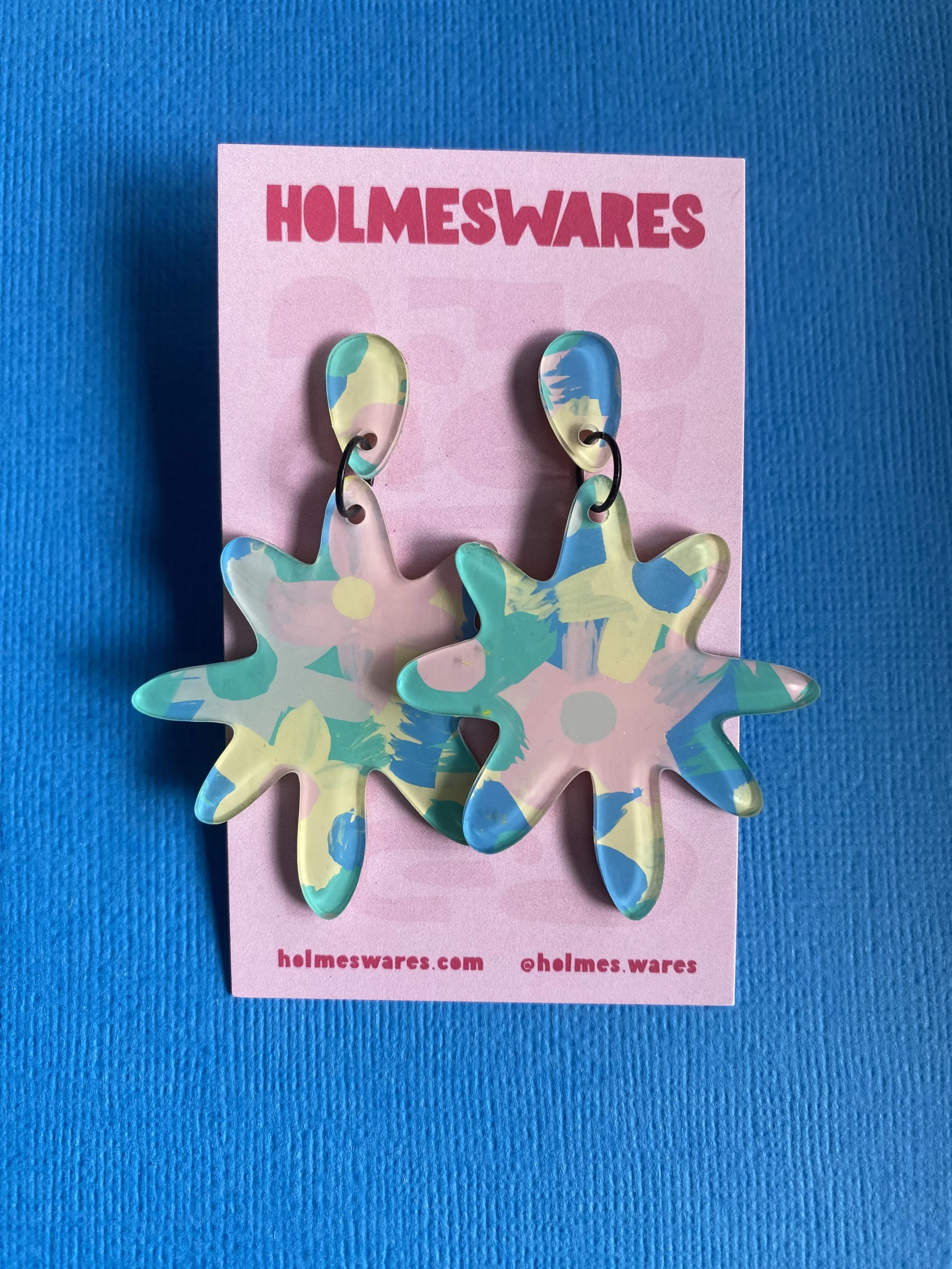 Hand painted earrings - 239