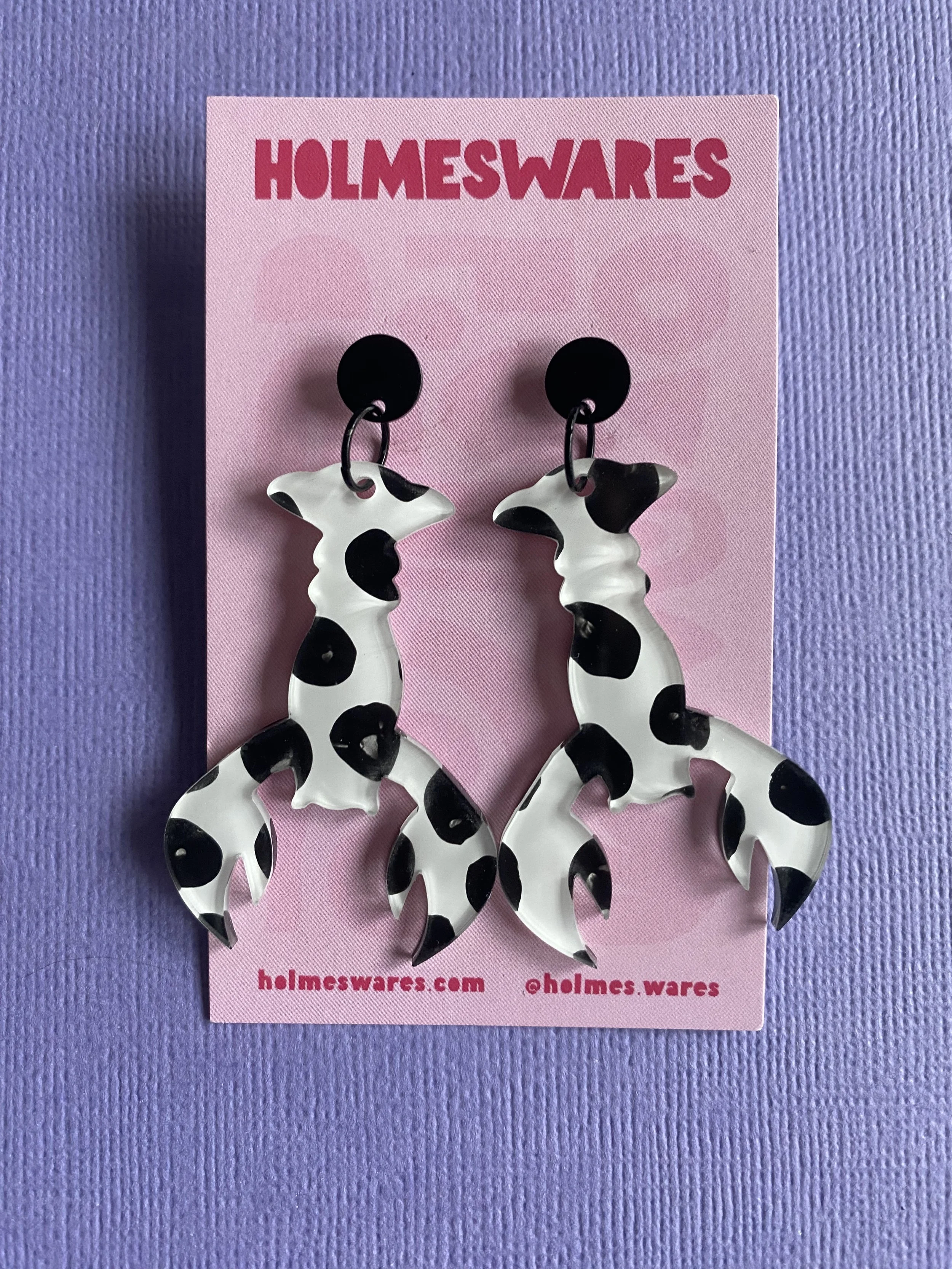 Hand painted earrings - 276