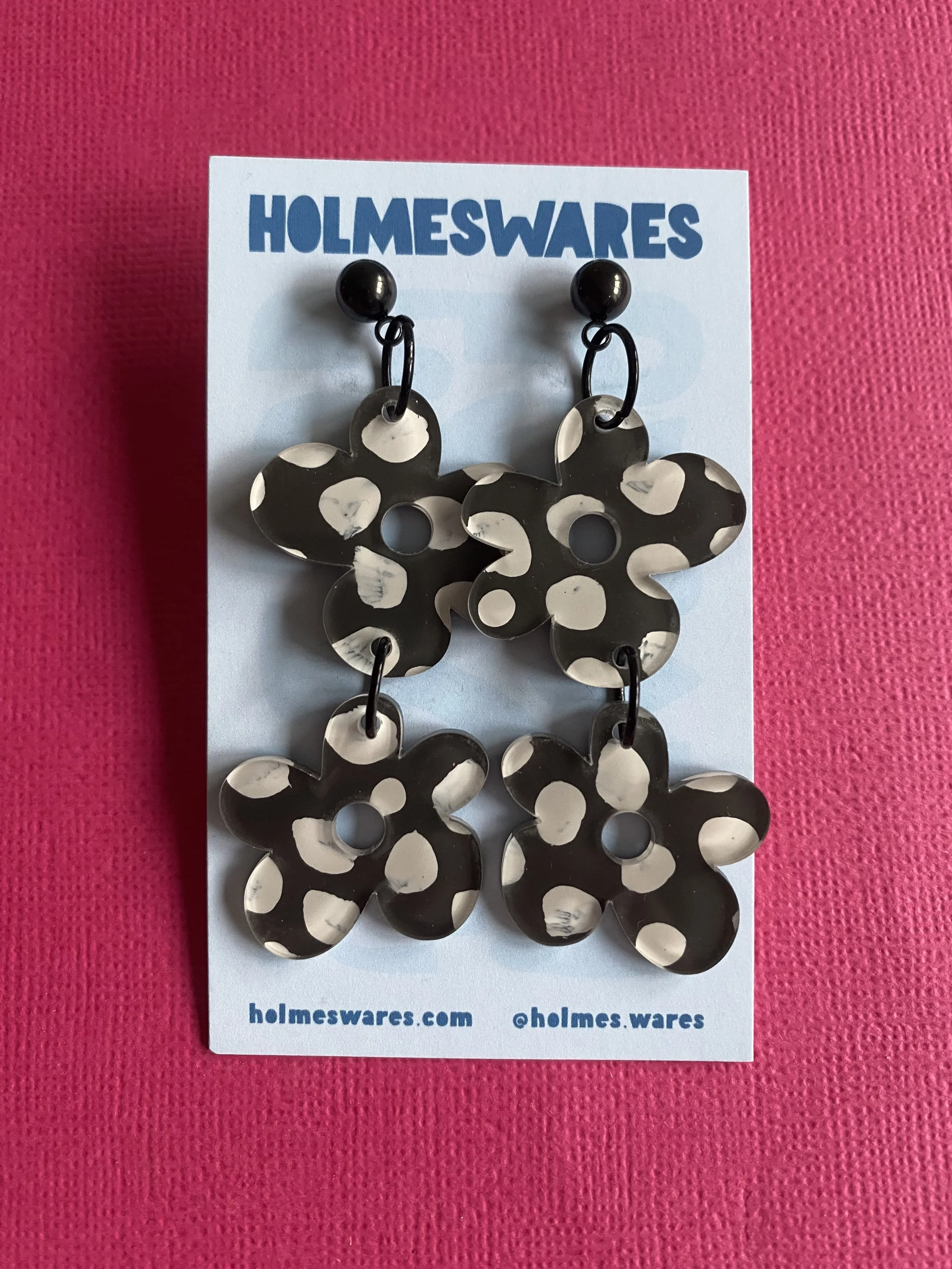 Hand painted earrings - 258