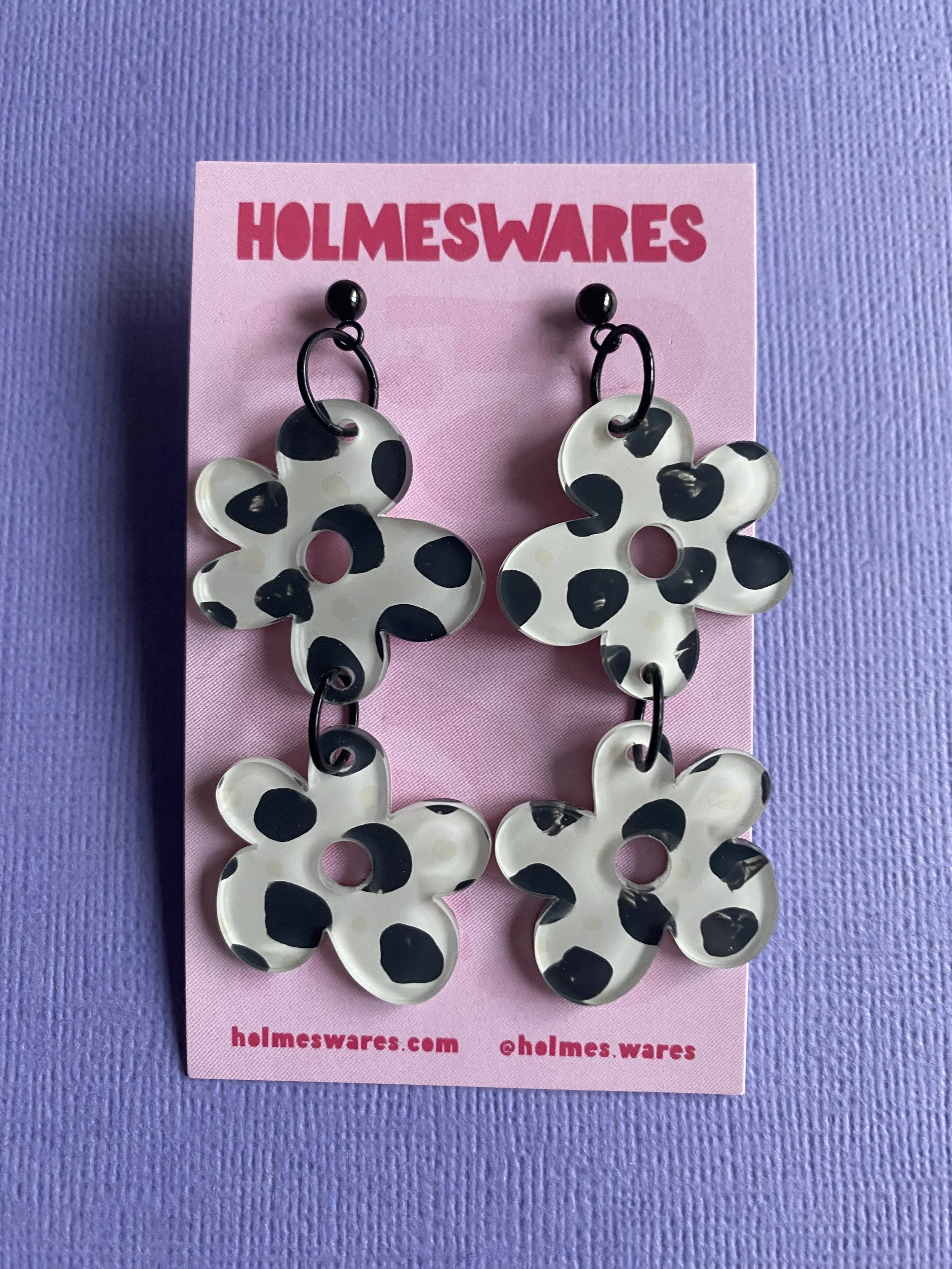 Hand painted earrings - 249