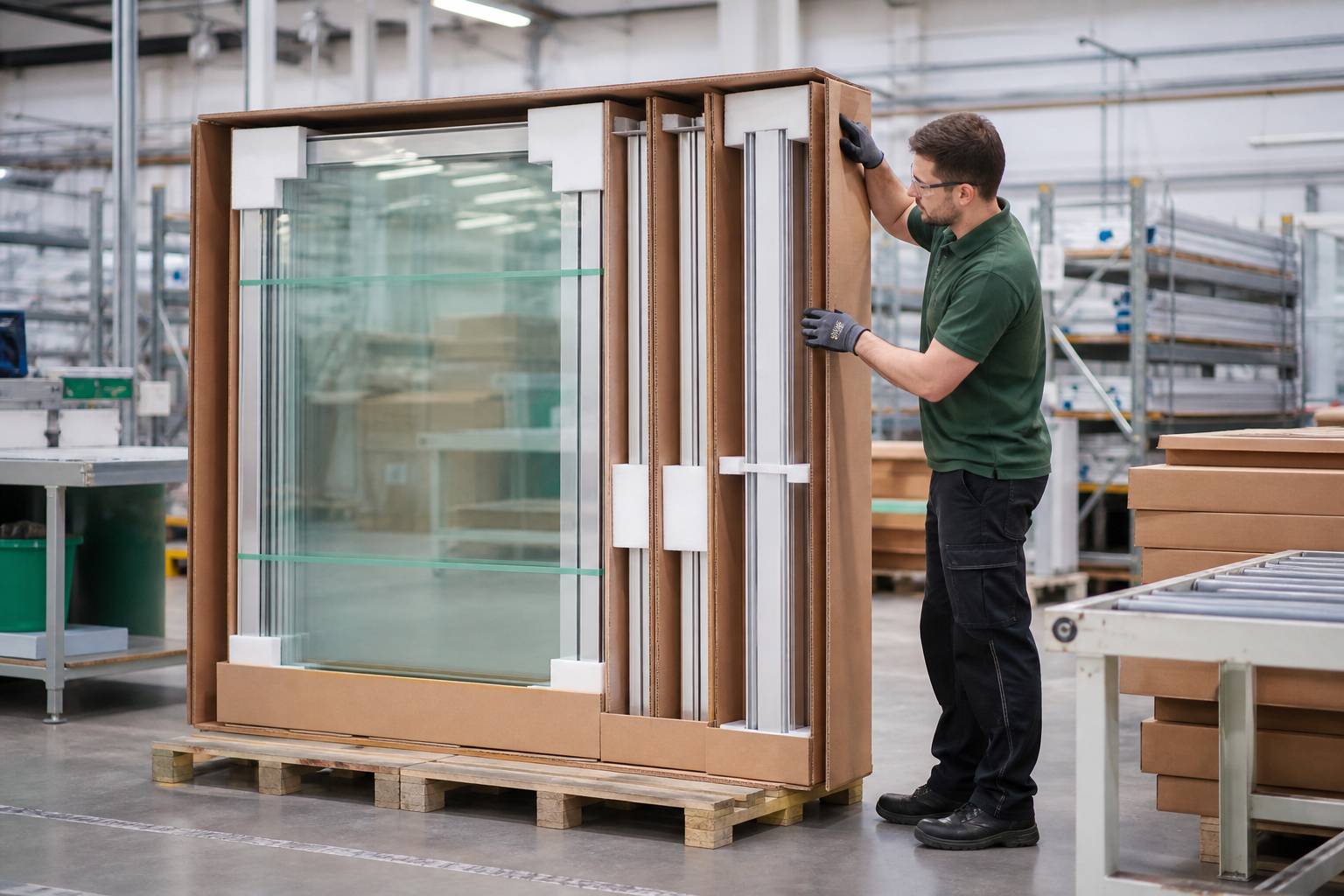 Build Shower Enclosure Packaging Around the Distribution Route
