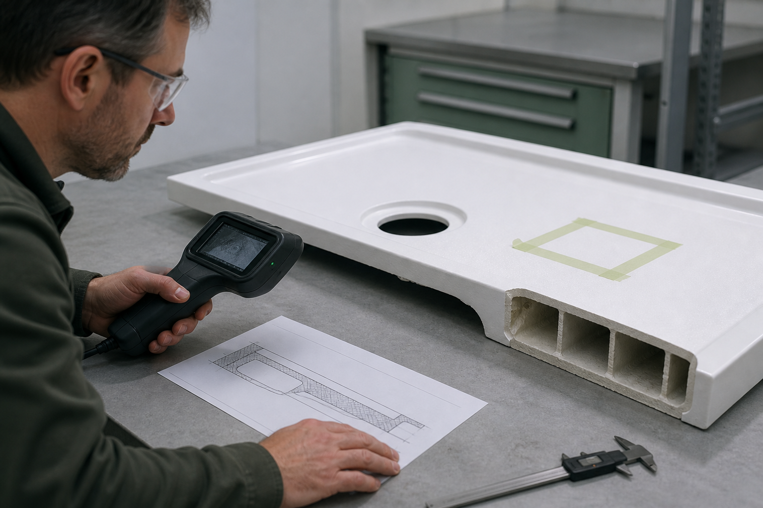 Can a Shower Tray Be Re-Drilled? Treat New Holes as an Interface Change