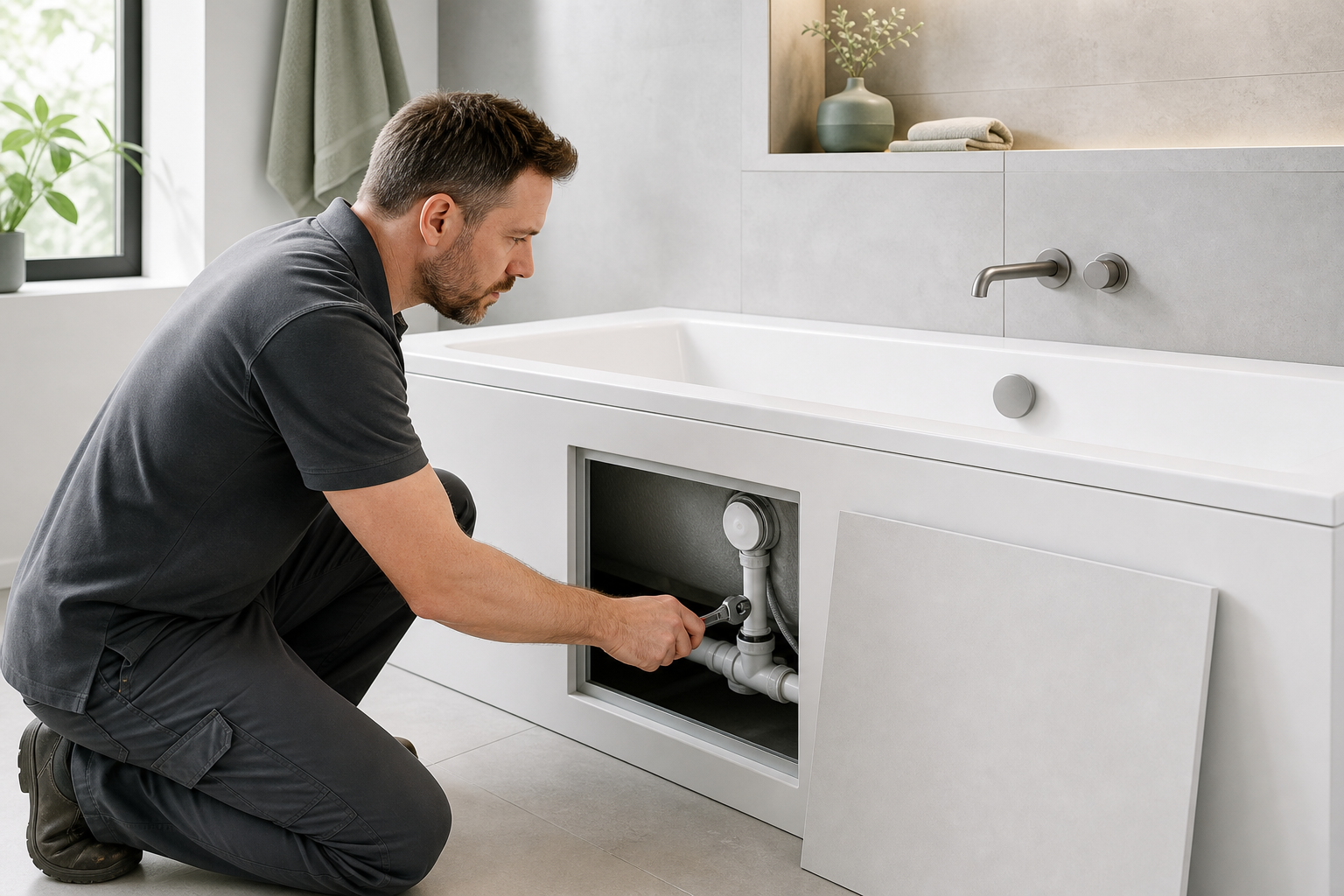 Bathtub Service Access: Plan the Panel Before the Tub Is Sealed