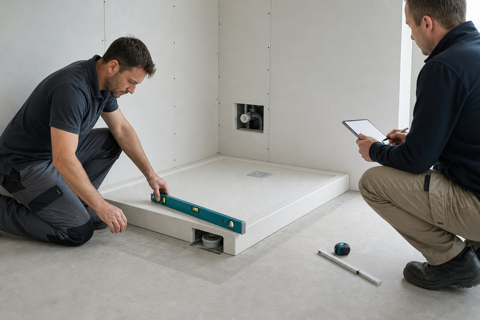 Shower Tray Installation Checklist Before Tiling and Enclosure Fitting