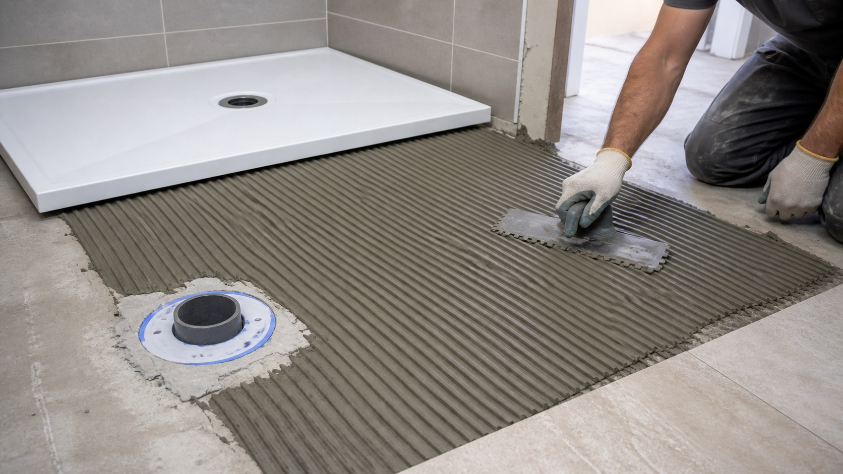 Shower Tray Bedding Material: Verify Compatibility Before Mixing