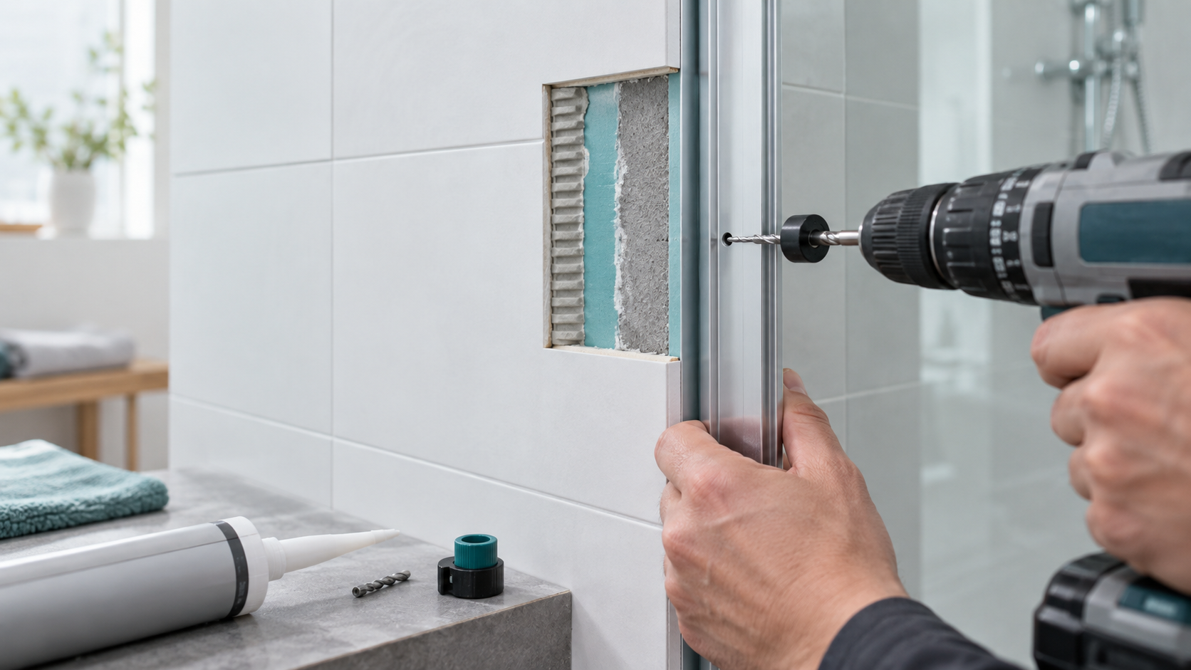 Fixing Shower Profiles Through Tile: Protect the Waterproofing