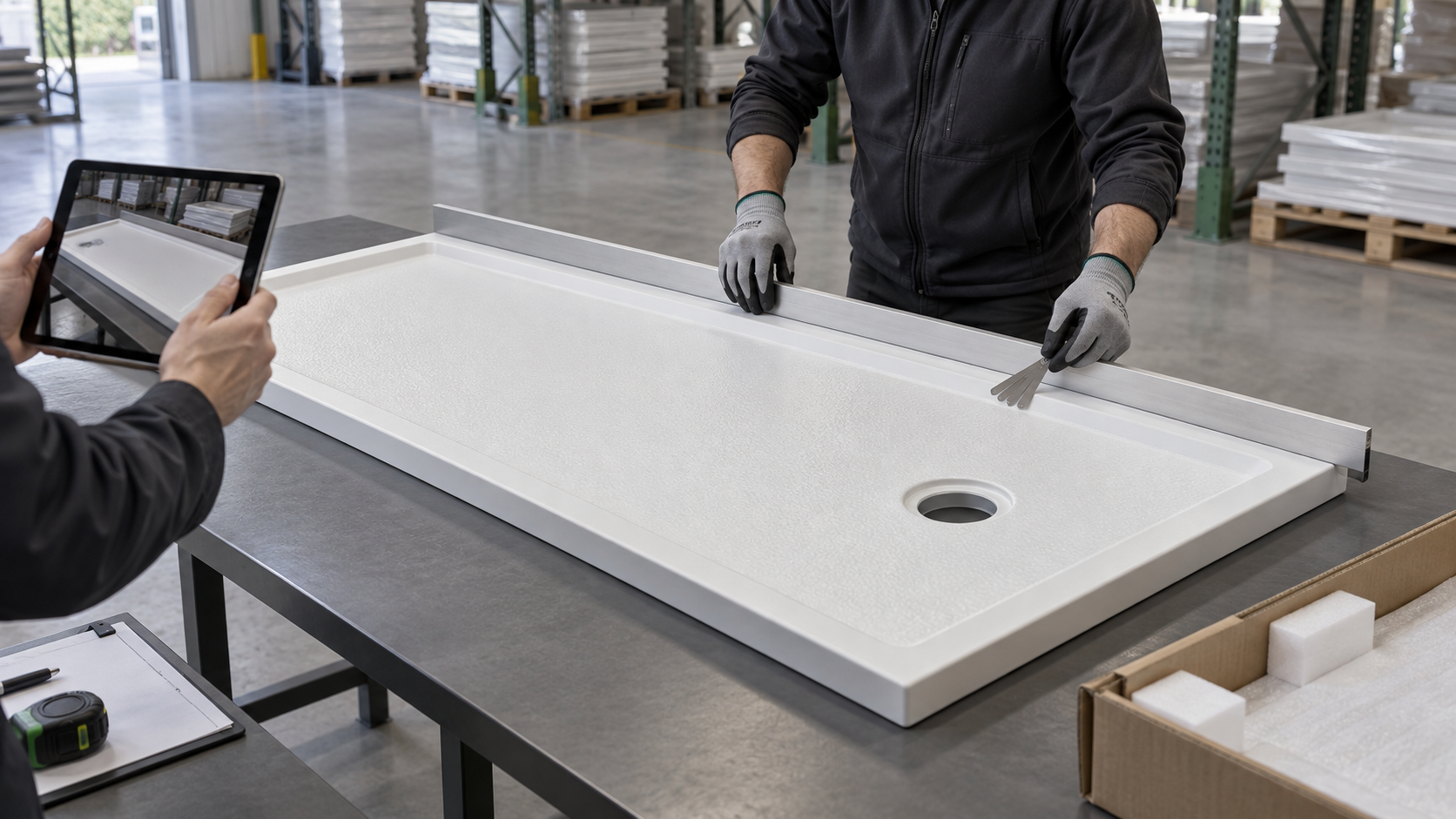 Why Shower Trays Deform in Storage: Self-Weight, Support Span and Time