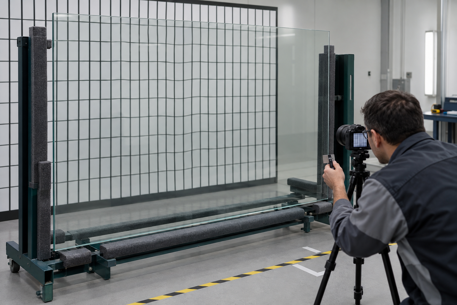 Tempered Shower Glass Optical Distortion: Inspect Roller Wave Without Inventing a Universal Limit