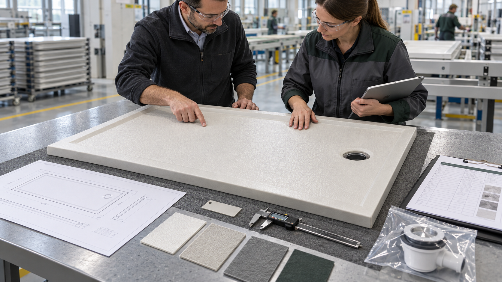 From Approved Sample to Mass Production: A Shower Tray Golden-Sample and Change-Control Plan