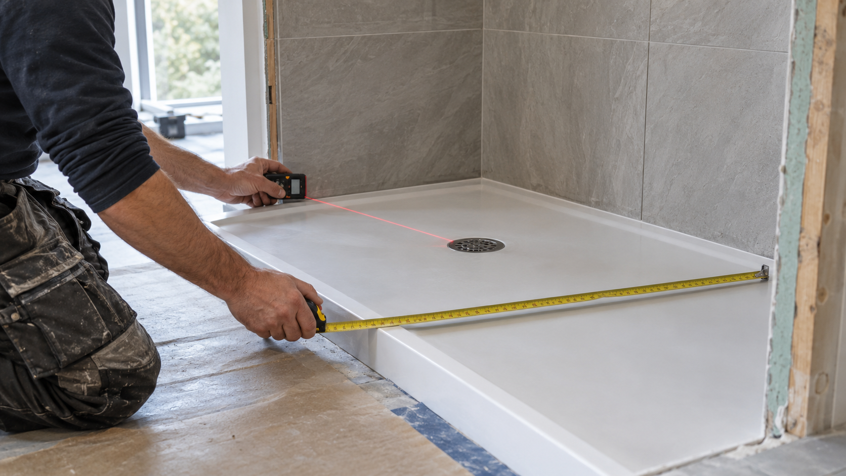 How to Measure a Shower Tray or Shower Pan Before You Request a Quote