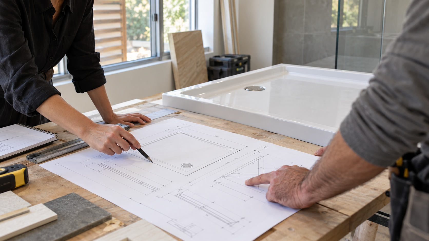What to Check in a Shower Tray Technical Drawing Before Installation