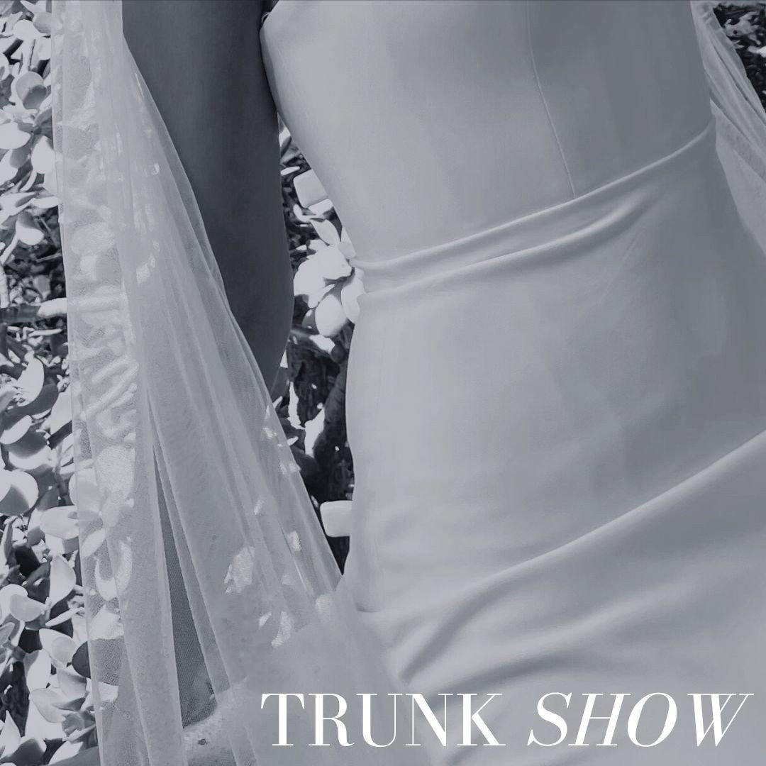 MAY TRUNK SHOWS 📣 Siren collection will be at the following stores this month! @whiteatelierbridal AUS &amp; @modernonmarket US. ⁠
⁠
Brides-to-be make sure to secure your appointment before it leaves 🤍⁠