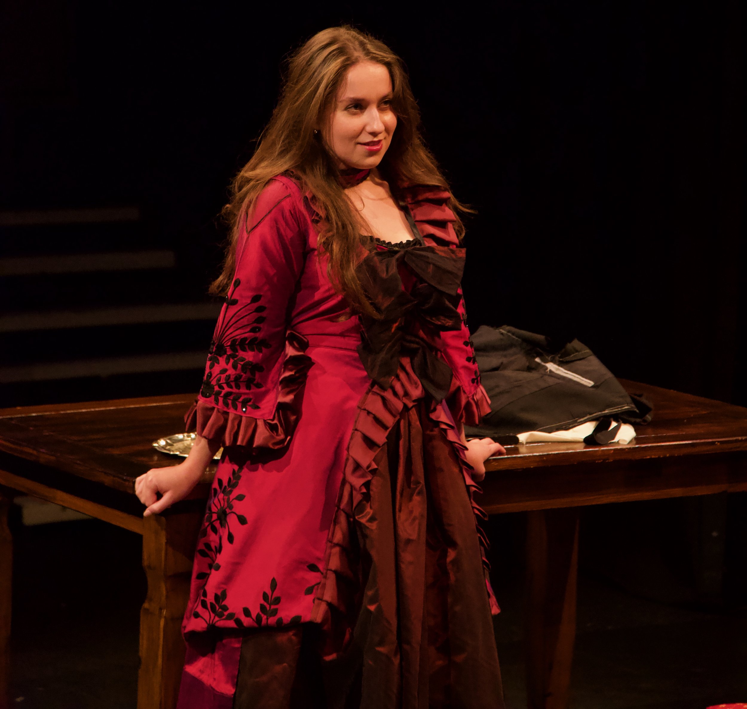 'A Foray In Innocence' Upstairs at the Gatehouse , London. Costume and Set Design by Sarah Brittain Edwards