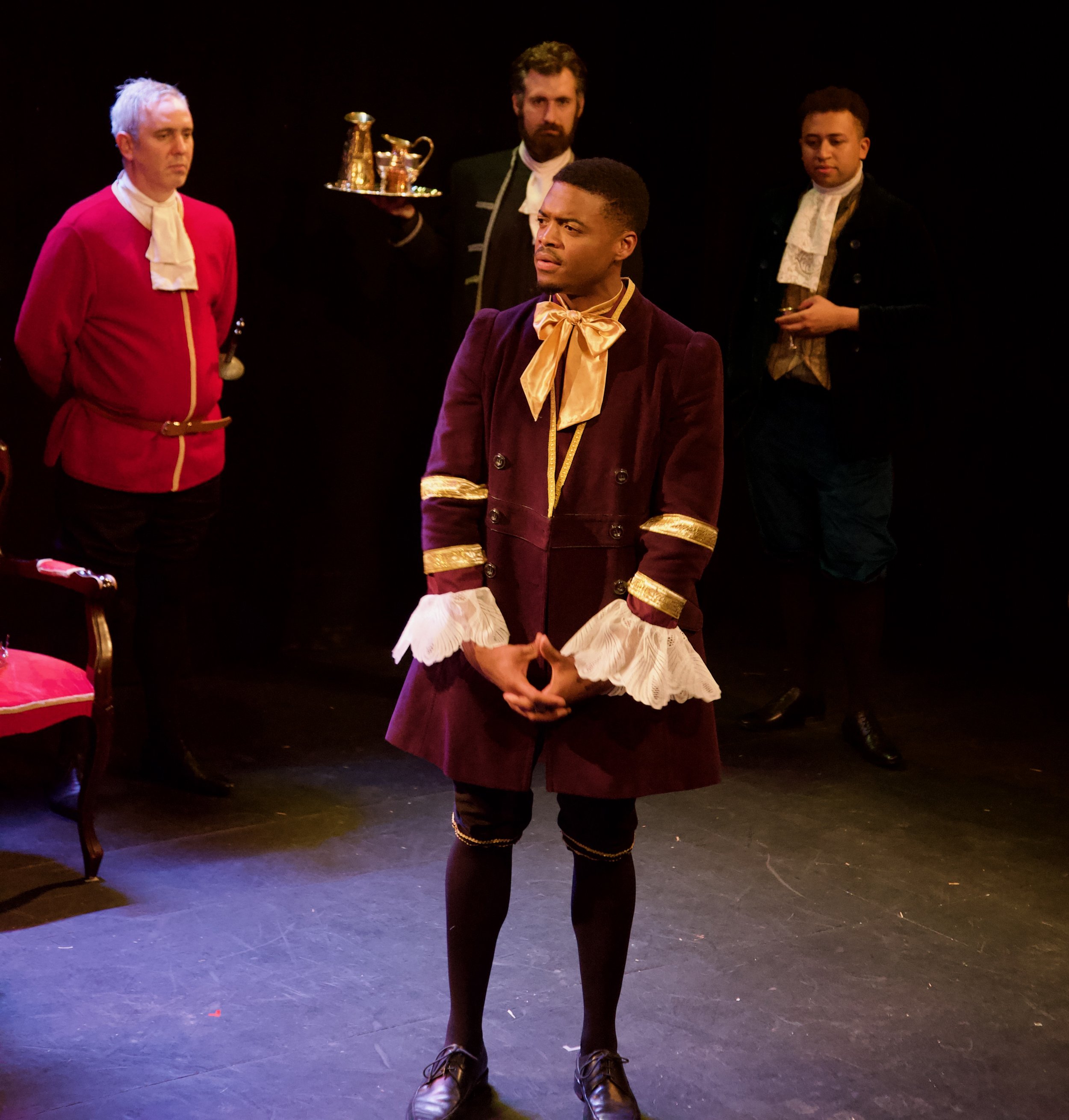 'A Foray In Innocence' Upstairs at the Gatehouse , London. Costume and Set Design by Sarah Brittain Edwards