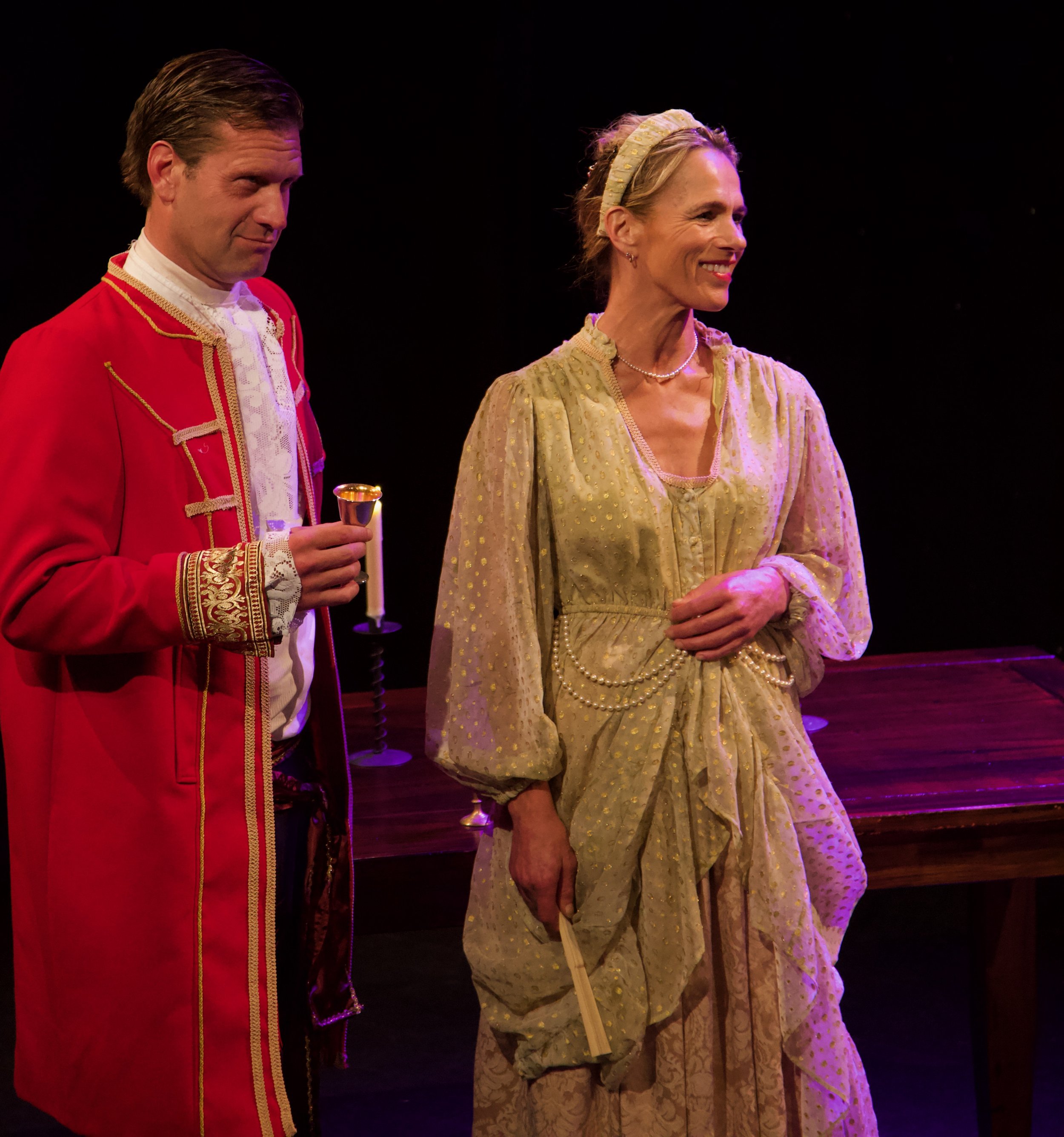 'A Foray In Innocence' Upstairs at the Gatehouse, London. Costume and Set Design by Sarah Brittain Edwards