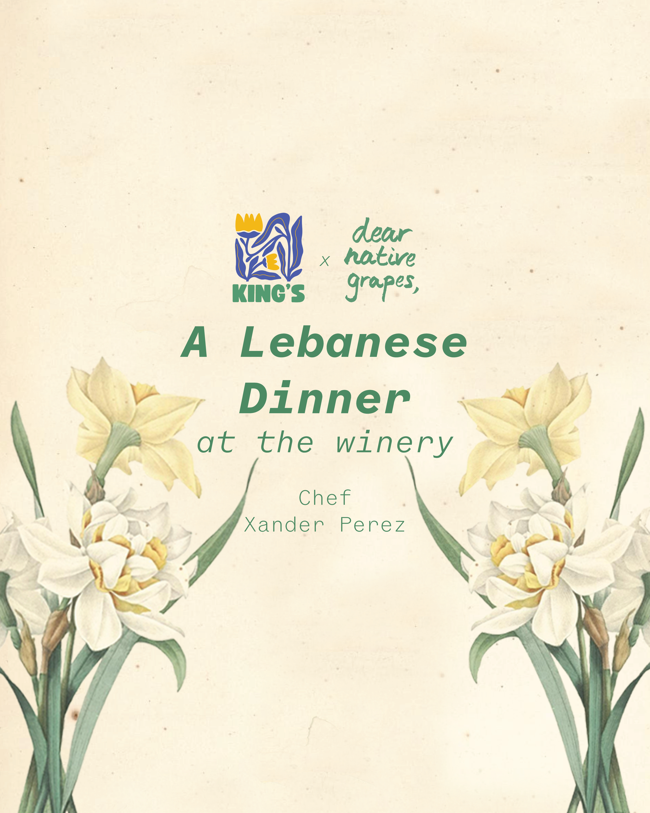 Lebanese Dinner (Limited Seating)