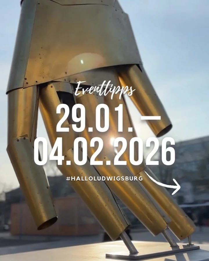 Was geht am Wochenende in Ludwigsburg? Wir sagens euch: Vom letzten kleinen Freitag im Januar bis zum ersten Bergfest-Mittwoch im Februar &mdash; hier sind unsere ausgew&auml;hlten Tipps f&uuml;r Veranstaltungen in der Region. Swiped euch durch!

🎥?
