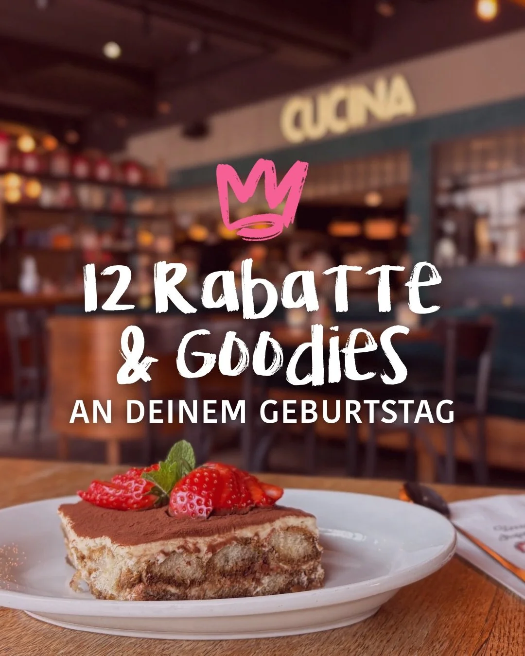 Hast du bald Geburtstag? 🎁 Dann kannst du dich jetzt doppelt und dreifach freuen:

Tamara hat 12 Freizeiteinrichtungen und Gastros in Ludwigsburg und der Region ausfindig gemacht, an denen du an deinem Geburtstag etwas geschenkt bekommst.

Kostenlos