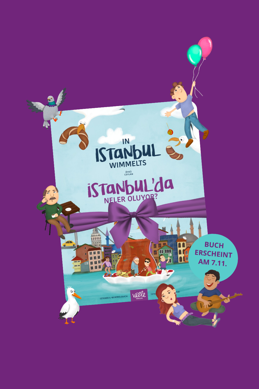 Jetzt vorbestellen: Wimmelbuch »In Istanbul wimmelts«