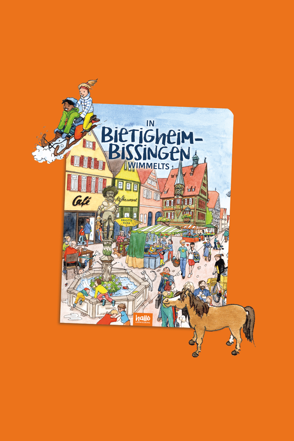 Wimmelbuch »In Bietigheim-Bissingen wimmelts«