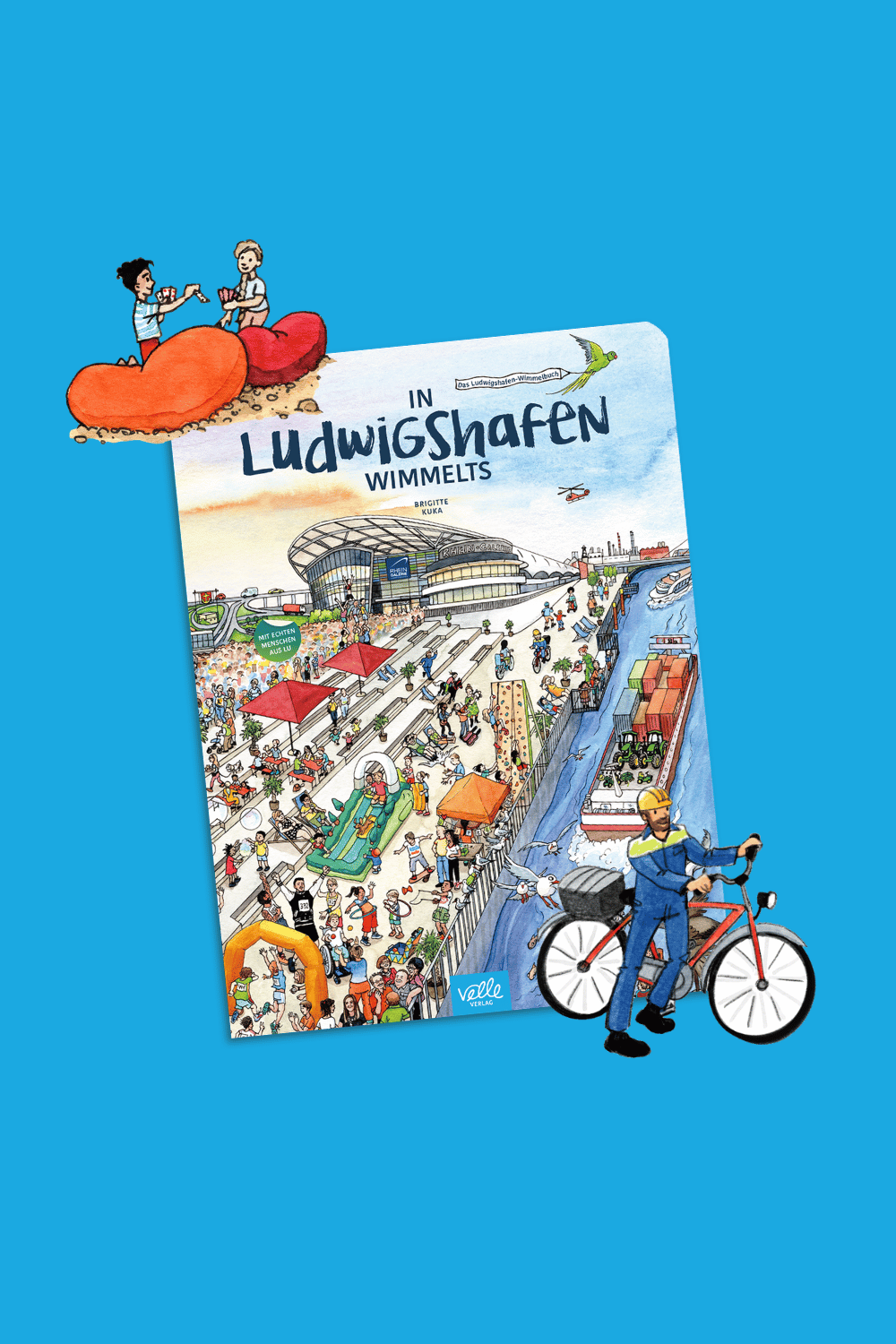 Wimmelbuch »In Ludwigshafen wimmelts«