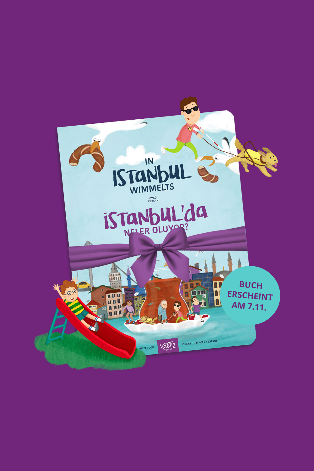 Jetzt vorbestellen: Wimmelbuch »In Istanbul wimmelts«