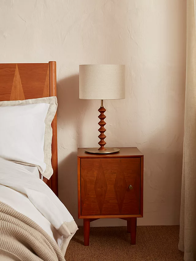 John Lewis Marquetry Wood Bedside Table, Natural.png