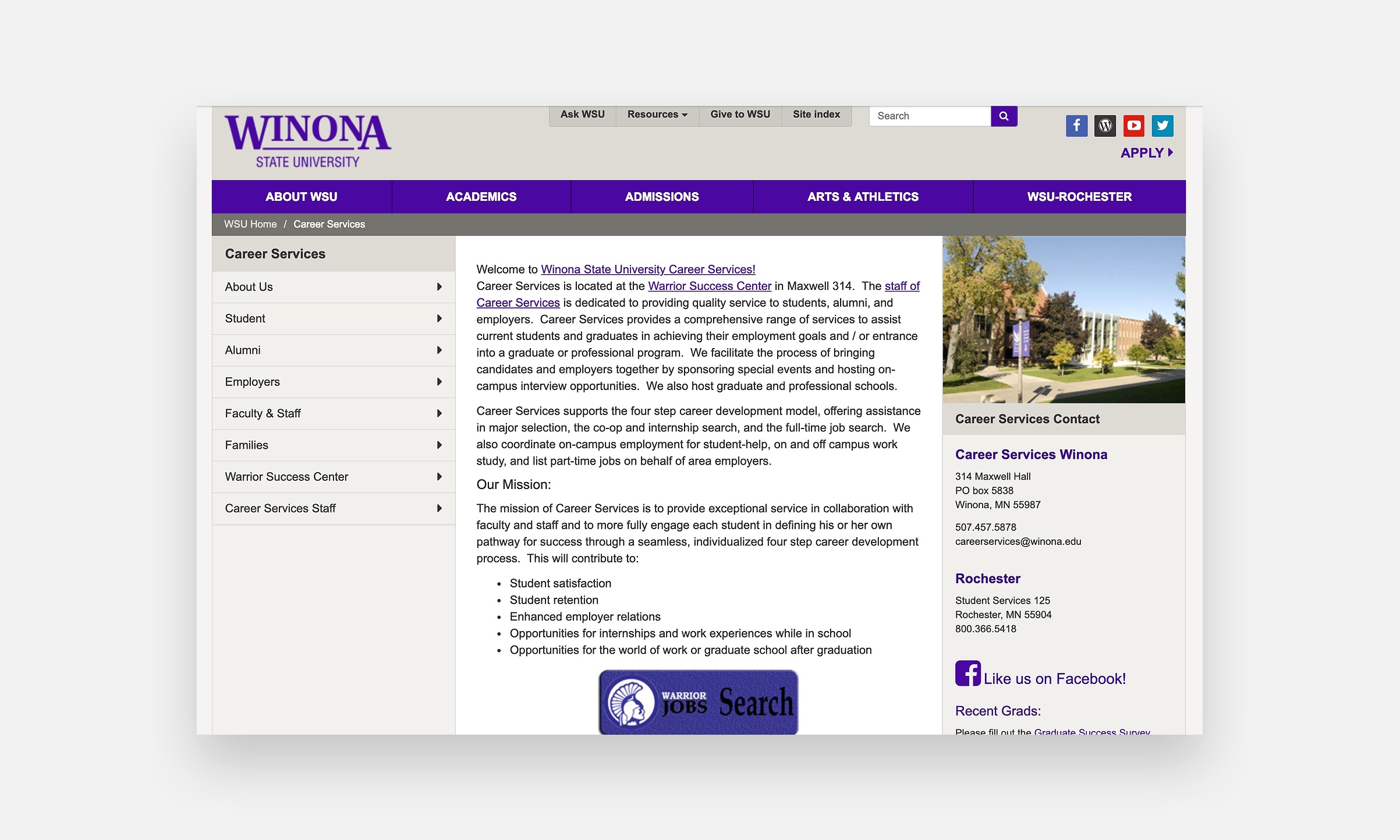 Career Services before