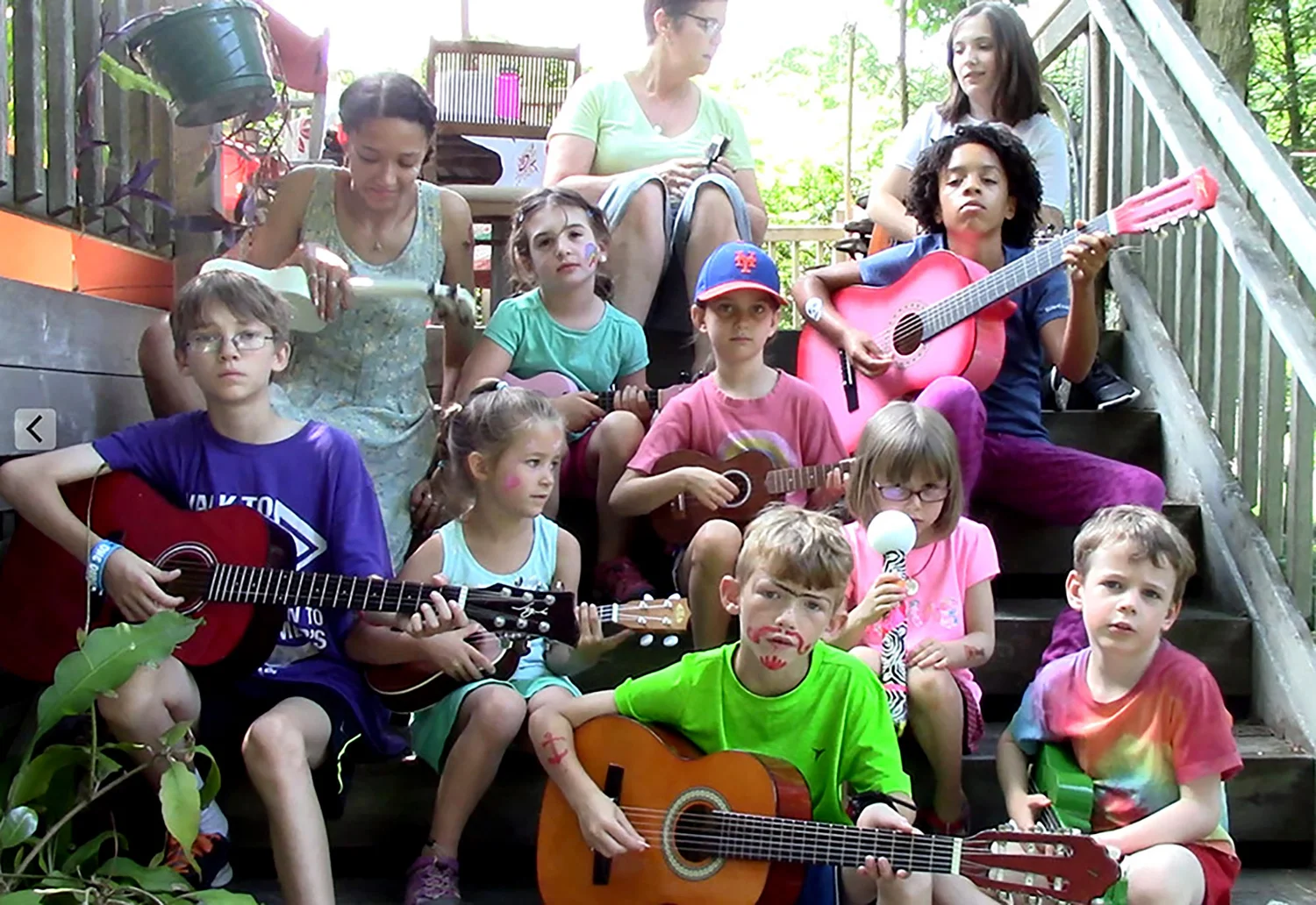 Miss Leticia Music School students making music together near Northampton Massachusetts