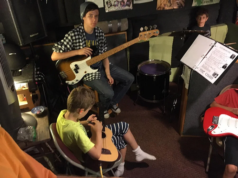 Students performing together at Miss Leticia Music School near South Hadley MA