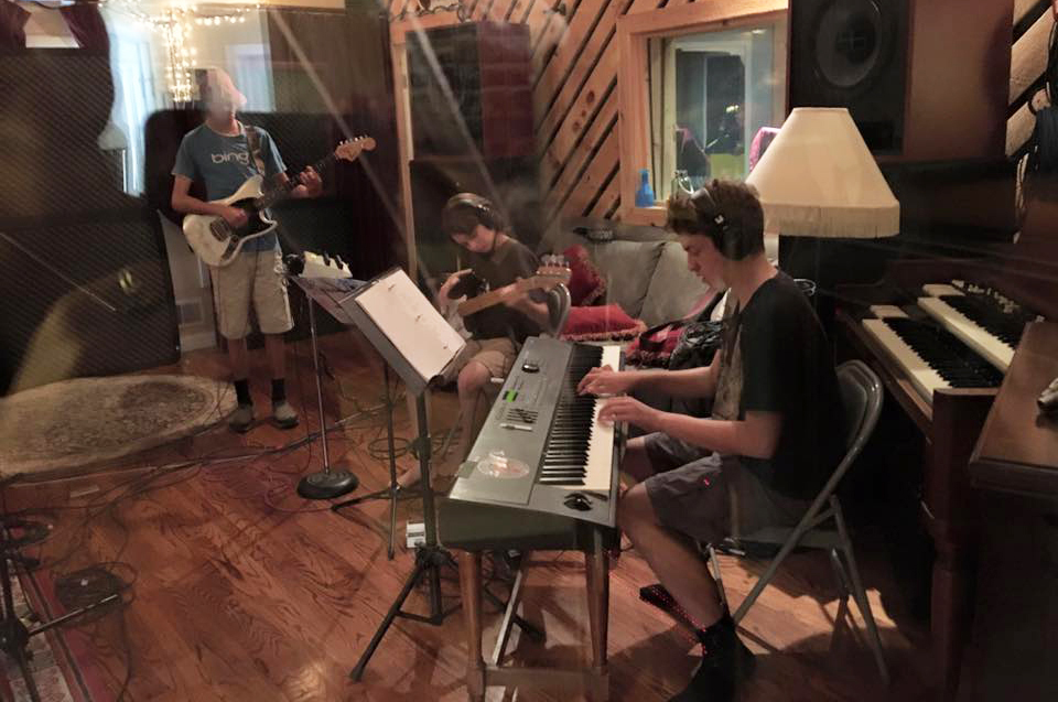 Music studio with keyboard at Miss Leticia Music School near Pelham MA