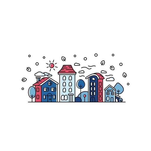 Some cute little house illustrations for a project I worked on. ❄️🏡
.
.
.
.
#graphicdesign #design #graphics #illustration #illustrator #art #phillydesigner #cute #vector #love #city #town #house #drawing #draw #create #inspire