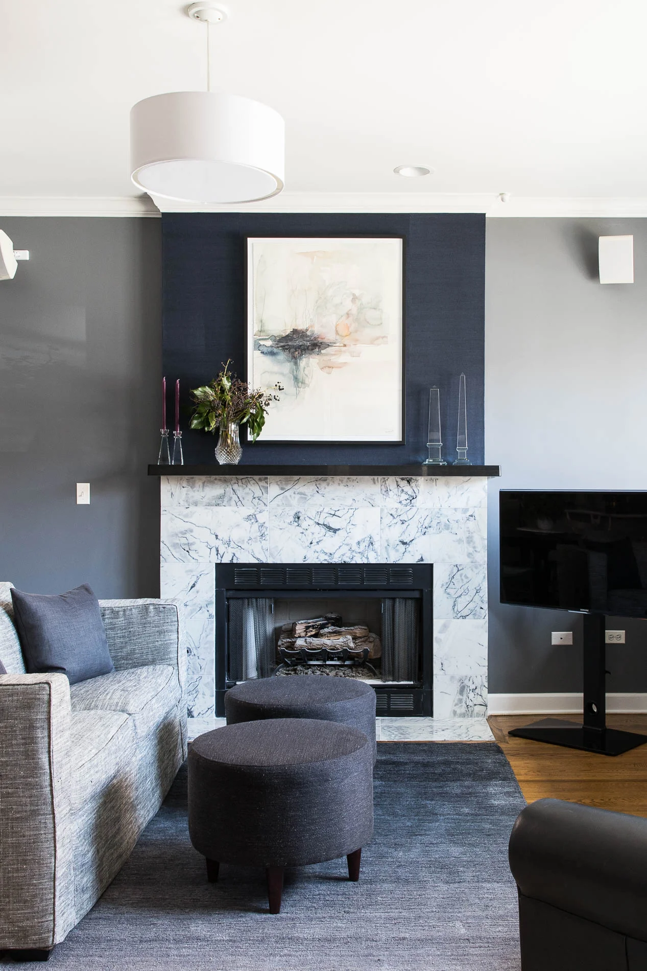 Lincoln Park Cool Modern Living Room