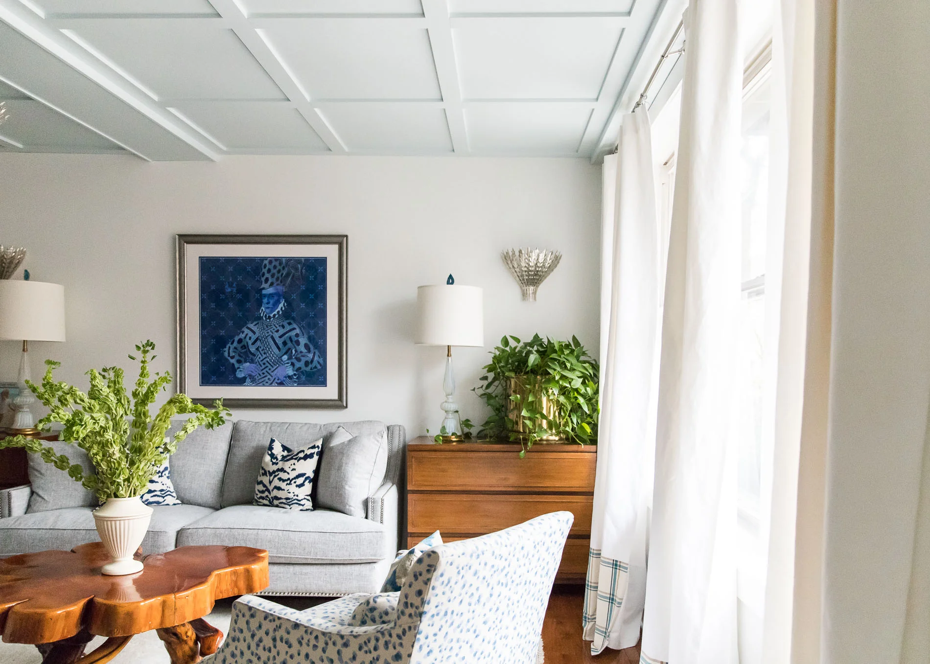 Lakeview East Classic Prewar Living Room