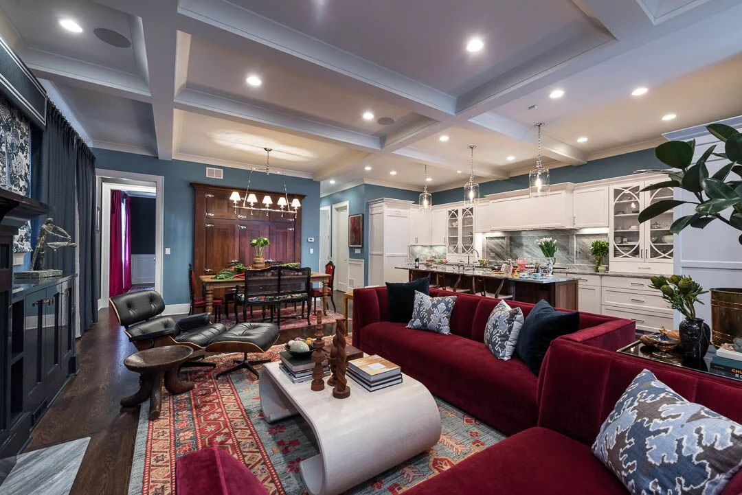 Lakeview Eclectic Living Room