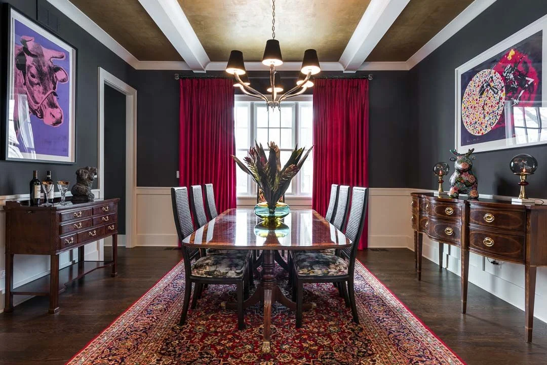 Lakeview Eclectic Dining Room