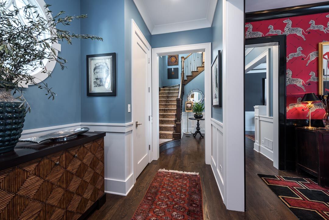 Lakeview Eclectic Hallway