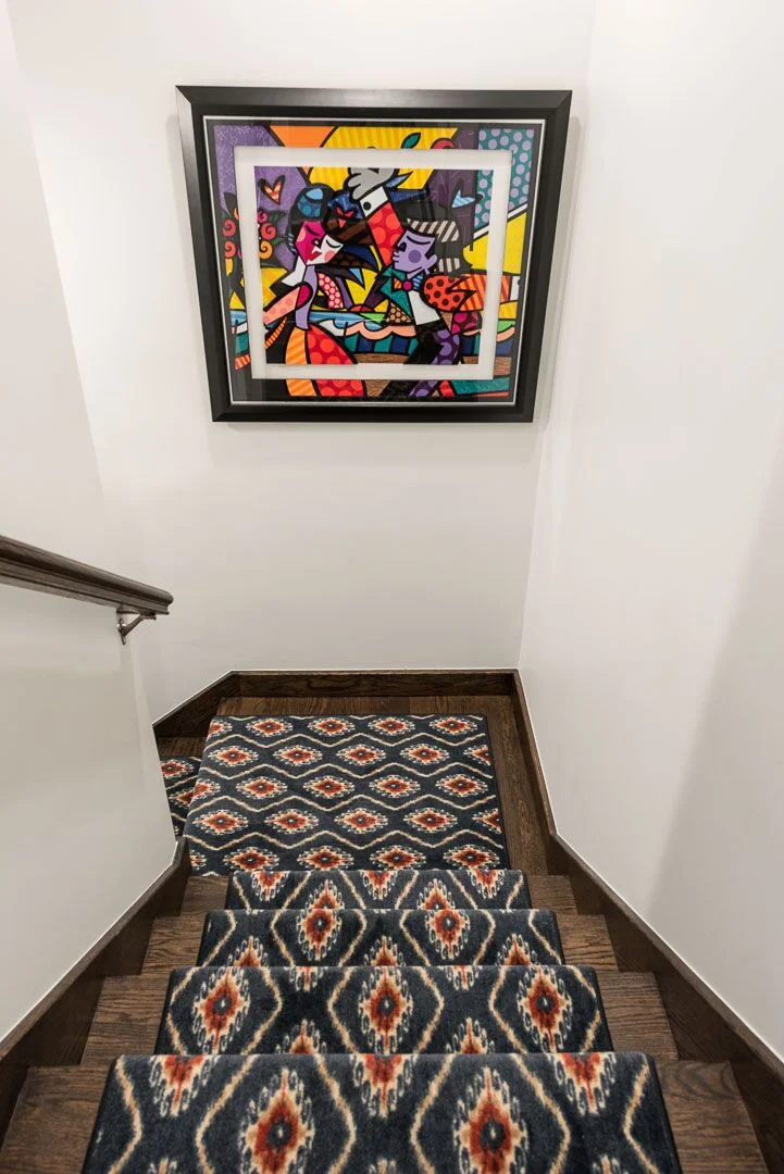 Lakeview Eclectic Stairway