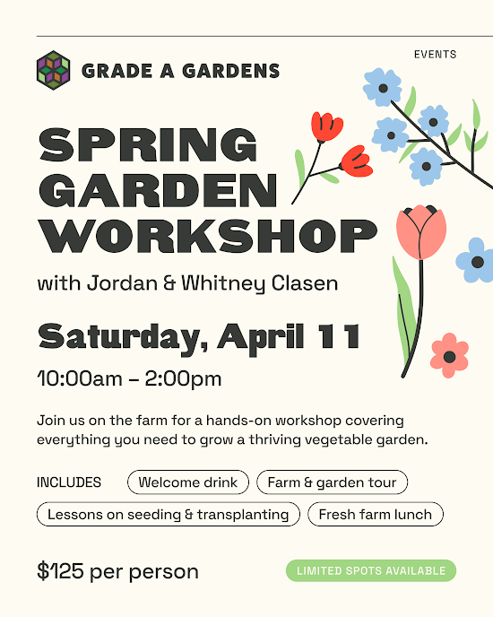 Spring Garden Workshop