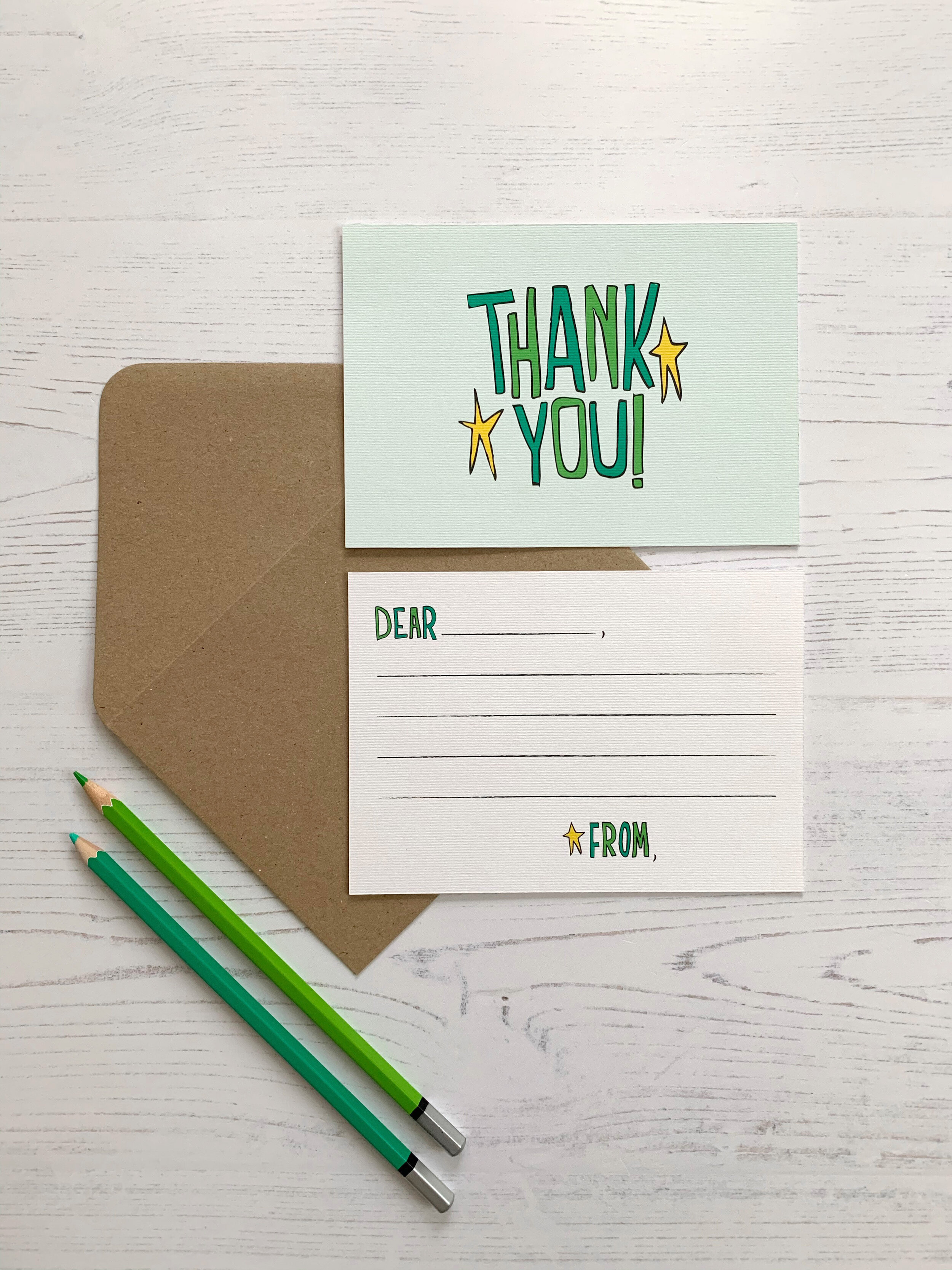Star Thank You Notes