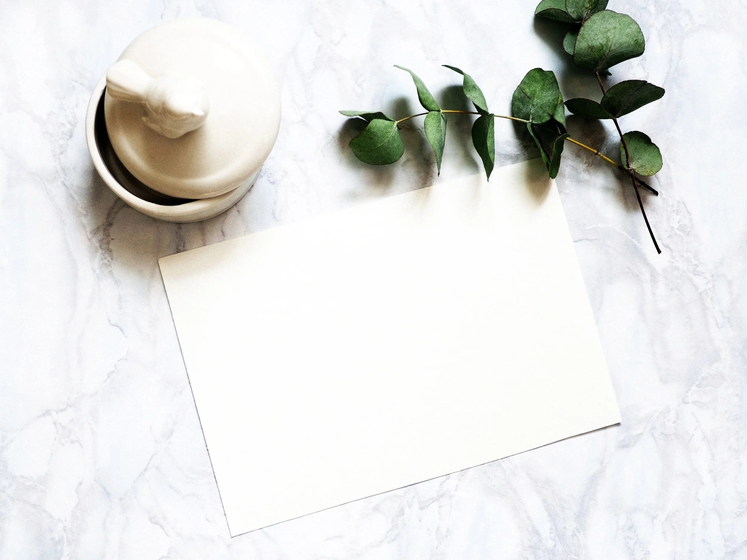 White Carrara marble surface