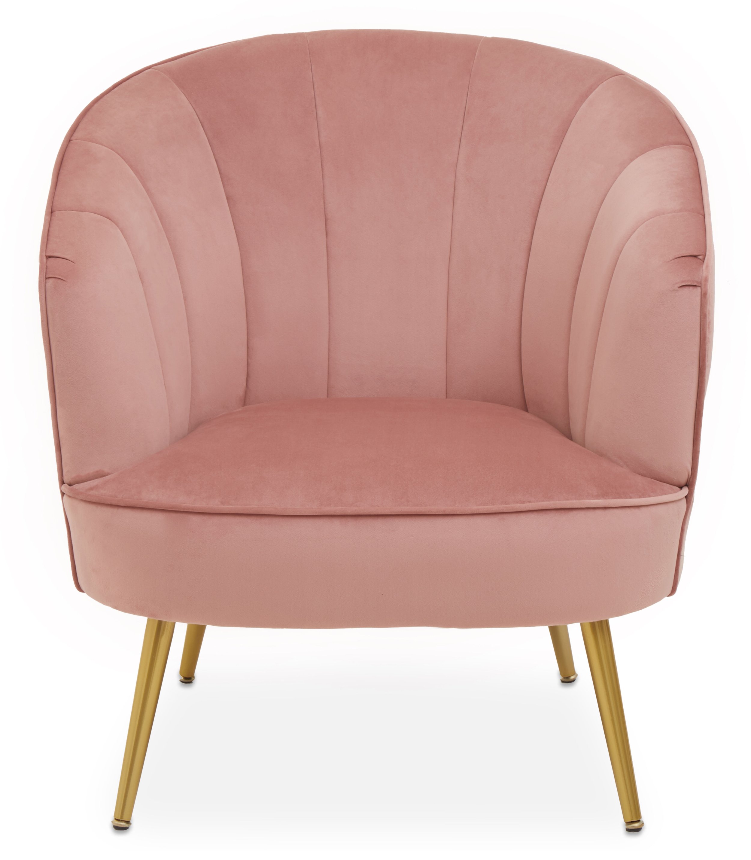 Florence Pink Velvet Armchair